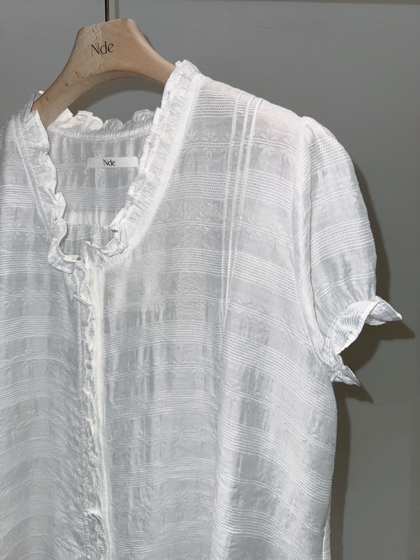 NDE韓國東大門代購女裝新品時尚休閑熱賣26春夏襯衫蕾絲衫BOHEME_NDE襯衫/蕾絲衫