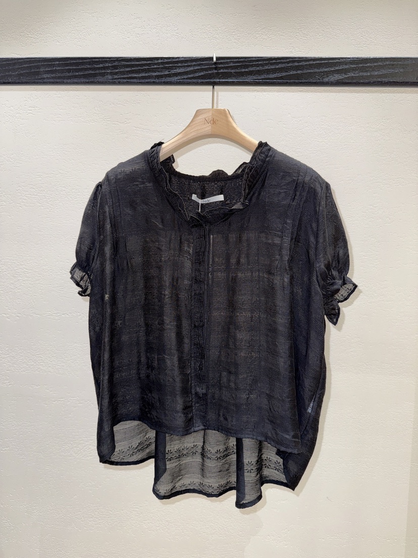 NDE韓國東大門代購女裝新品時尚休閑熱賣26春夏襯衫蕾絲衫BOHEME_NDE襯衫/蕾絲衫圖色2