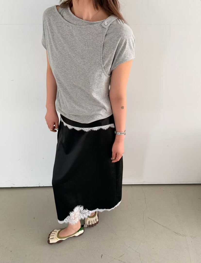 OLI SEOUL韓國直郵女士新品推薦時尚職業熱賣26春夏長裙OLI SEOUL長裙