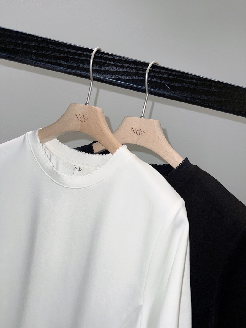 NDE韓國代購女裝新款職業人氣時尚熱賣26春夏推薦休閑T恤BOHEME_NDET恤