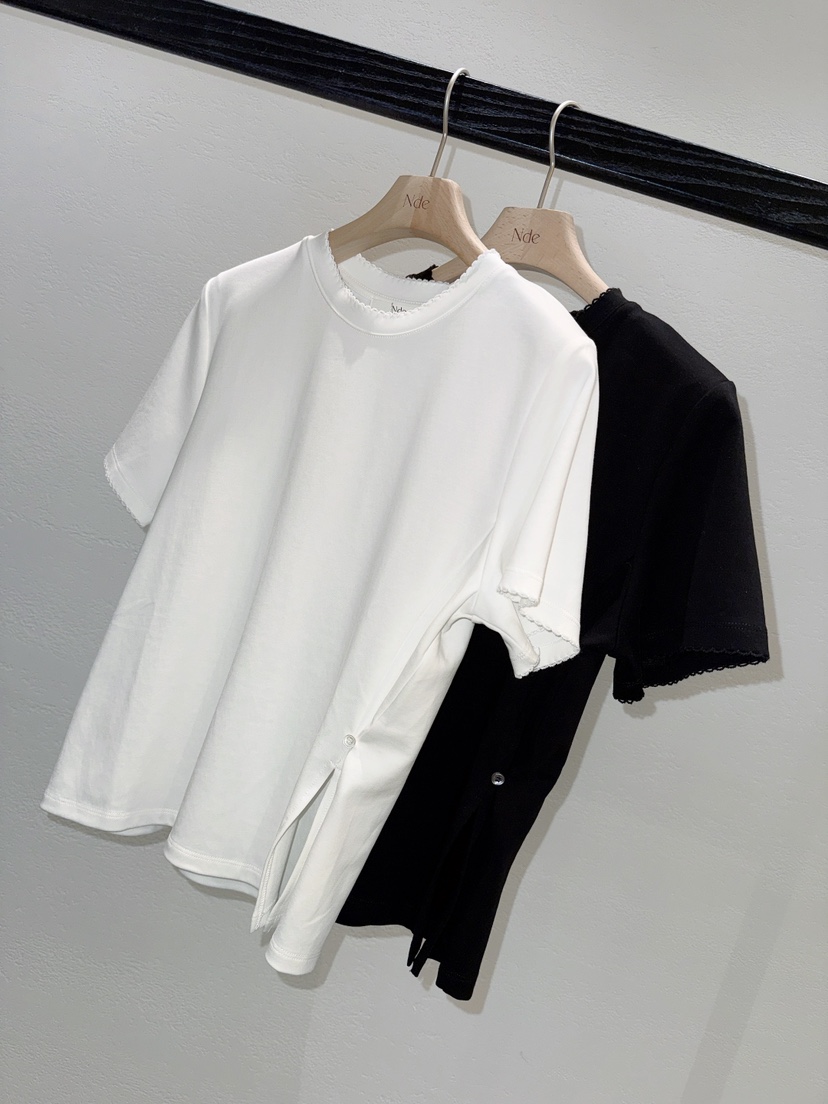 NDE韓國代購女裝新款職業人氣時尚熱賣26春夏推薦休閑T恤BOHEME_NDET恤
