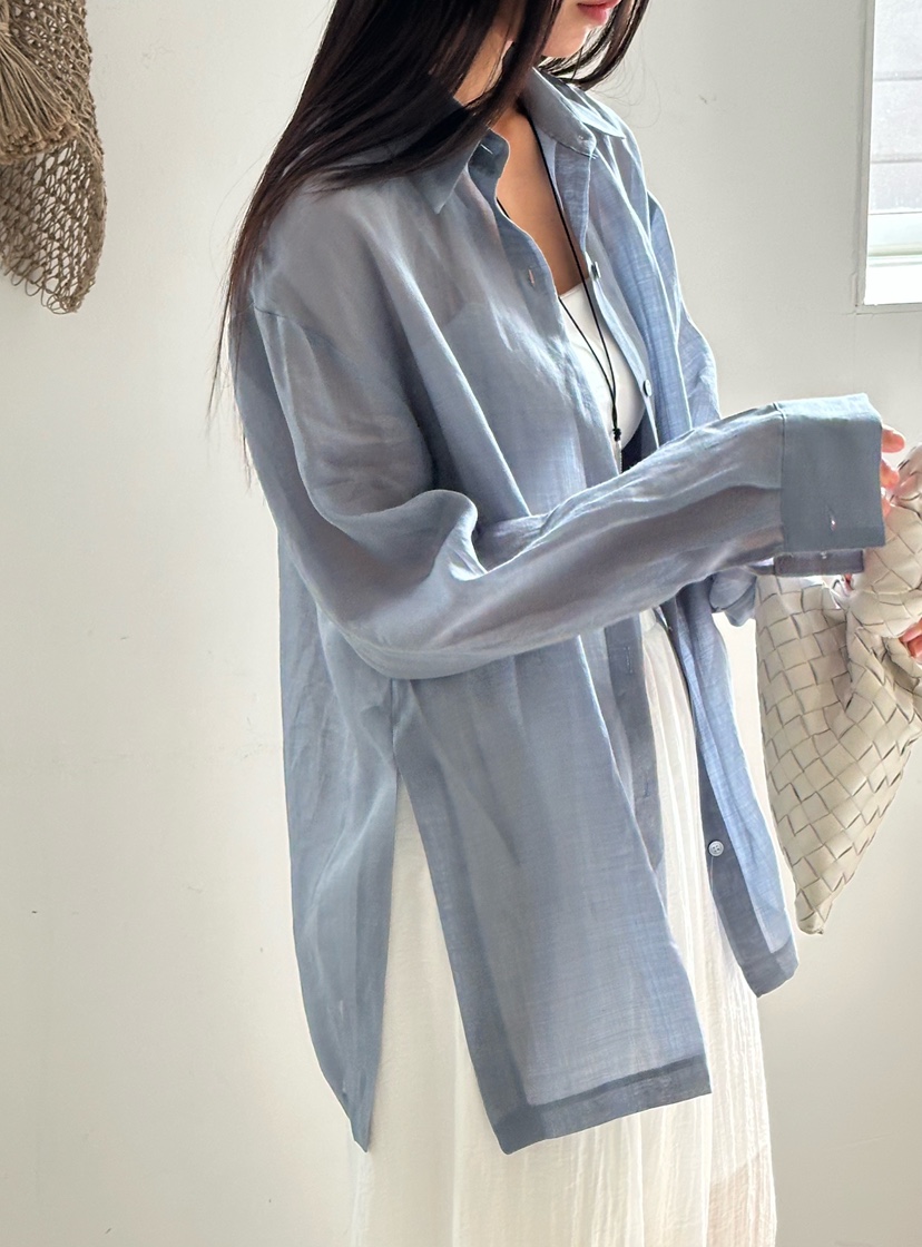 LE VASE韓國代購女士新品推薦職業休閑時尚人氣襯衫蕾絲衫LE VASE襯衫/蕾絲衫