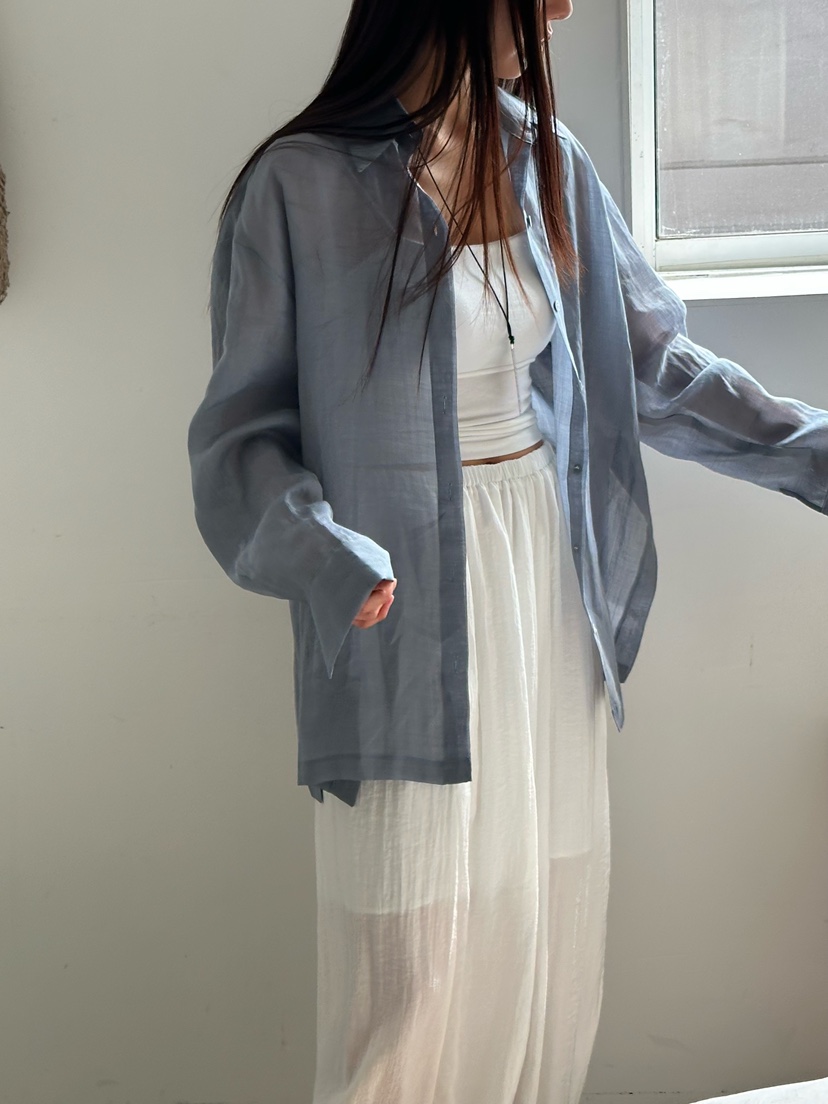 LE VASE韓國代購女士新品推薦職業休閑時尚人氣襯衫蕾絲衫LE VASE襯衫/蕾絲衫