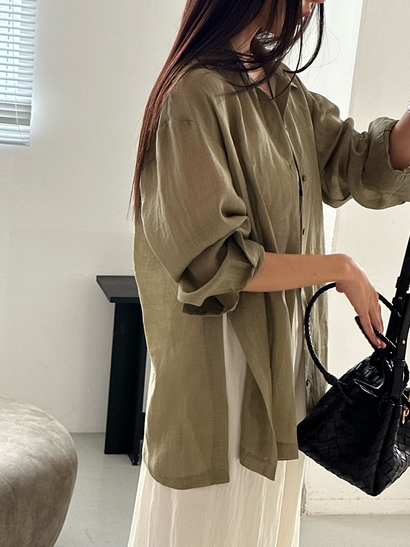 LE VASE韓國代購女士新品推薦職業休閑時尚人氣襯衫蕾絲衫LE VASE襯衫/蕾絲衫