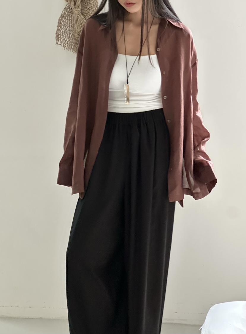 LE VASE韓國代購女士新品推薦職業休閑時尚人氣襯衫蕾絲衫LE VASE襯衫/蕾絲衫