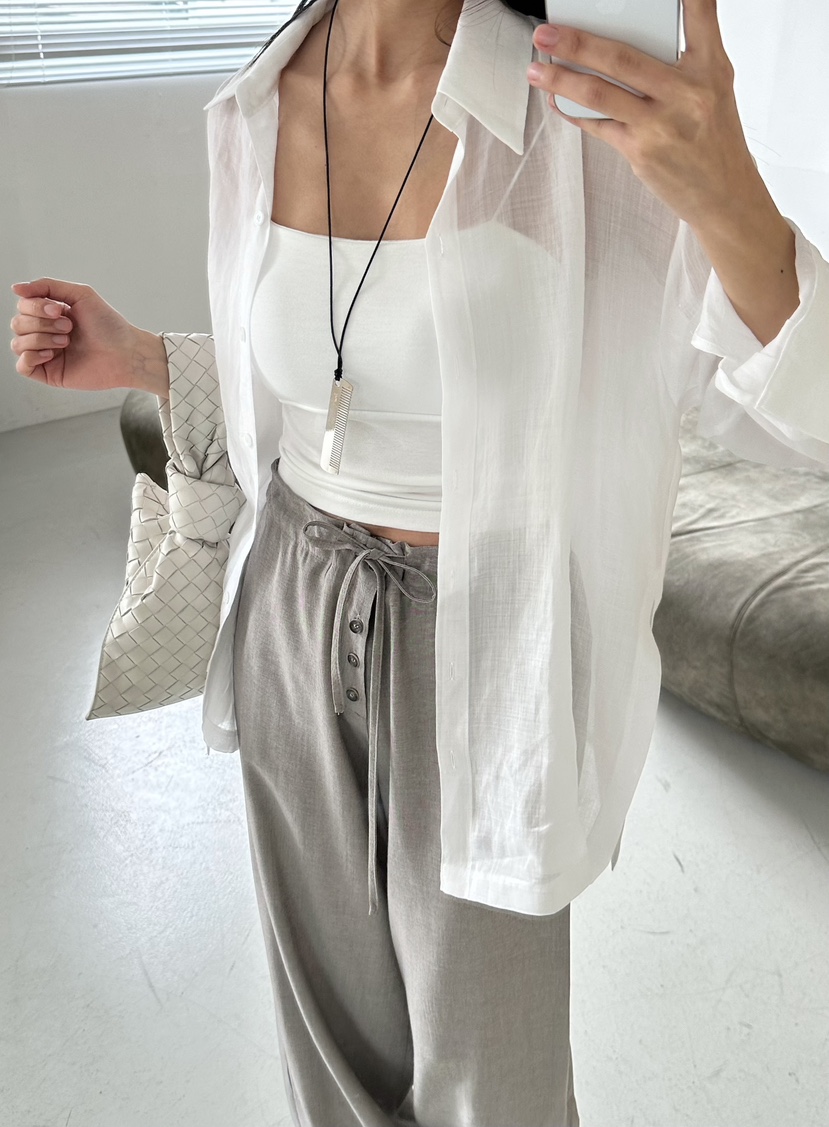 LE VASE韓國代購女士新品推薦職業休閑時尚人氣襯衫蕾絲衫LE VASE襯衫/蕾絲衫