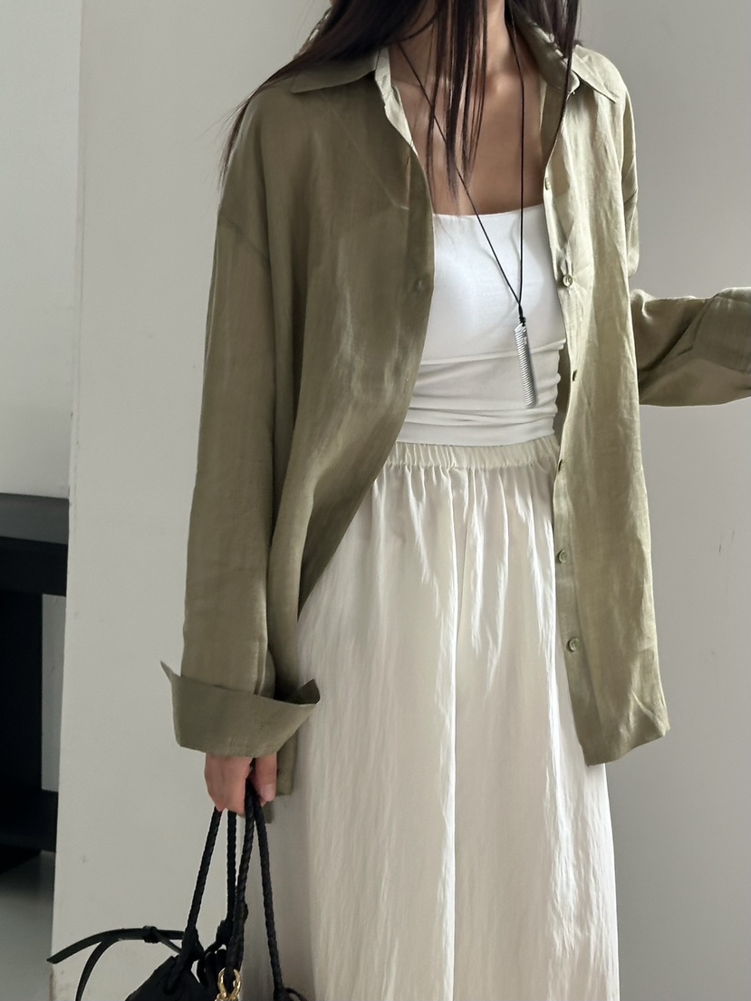 LE VASE韓國代購女士新品推薦職業休閑時尚人氣襯衫蕾絲衫LE VASE襯衫/蕾絲衫圖色1