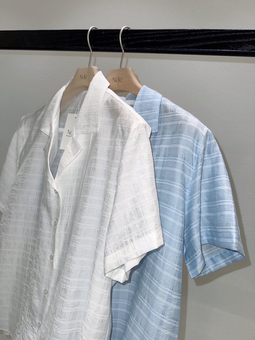 NDE韓國直郵實拍女士新品26春夏職業人氣熱賣推薦襯衫蕾絲衫BOHEME_NDE襯衫/蕾絲衫