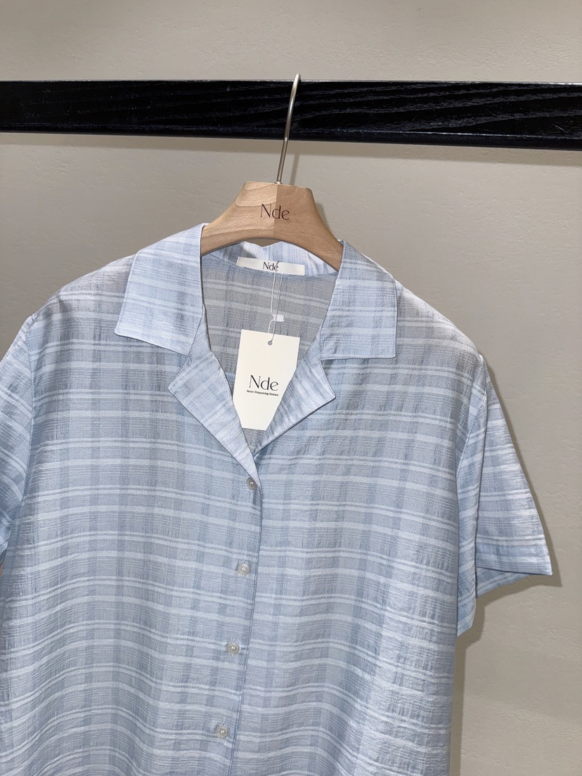 NDE韓國直郵實拍女士新品26春夏職業人氣熱賣推薦襯衫蕾絲衫BOHEME_NDE襯衫/蕾絲衫