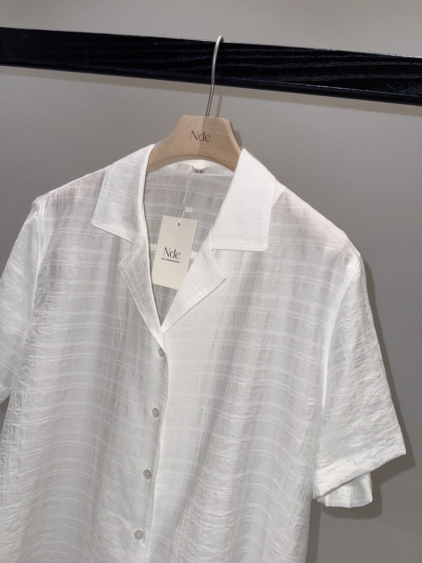 NDE韓國直郵實拍女士新品26春夏職業人氣熱賣推薦襯衫蕾絲衫BOHEME_NDE襯衫/蕾絲衫