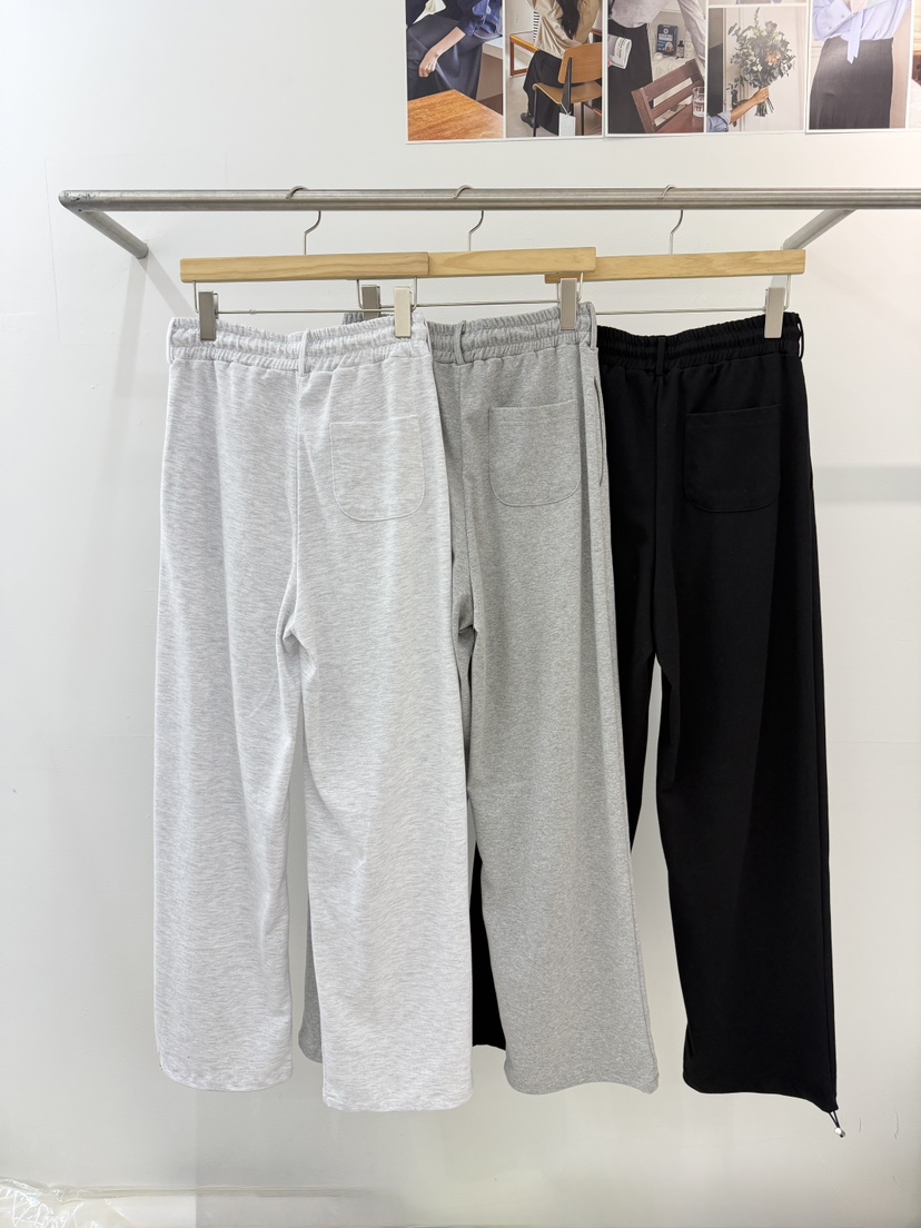 BOUND.A韓國東大門直郵女裝新品推薦職業熱賣休閑褲褶裥BOUND.A休閑褲