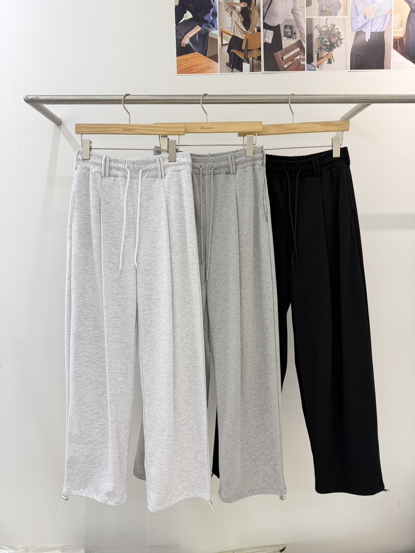 BOUND.A韓國東大門直郵女裝新品推薦職業熱賣休閑褲褶裥BOUND.A休閑褲圖色3左三色