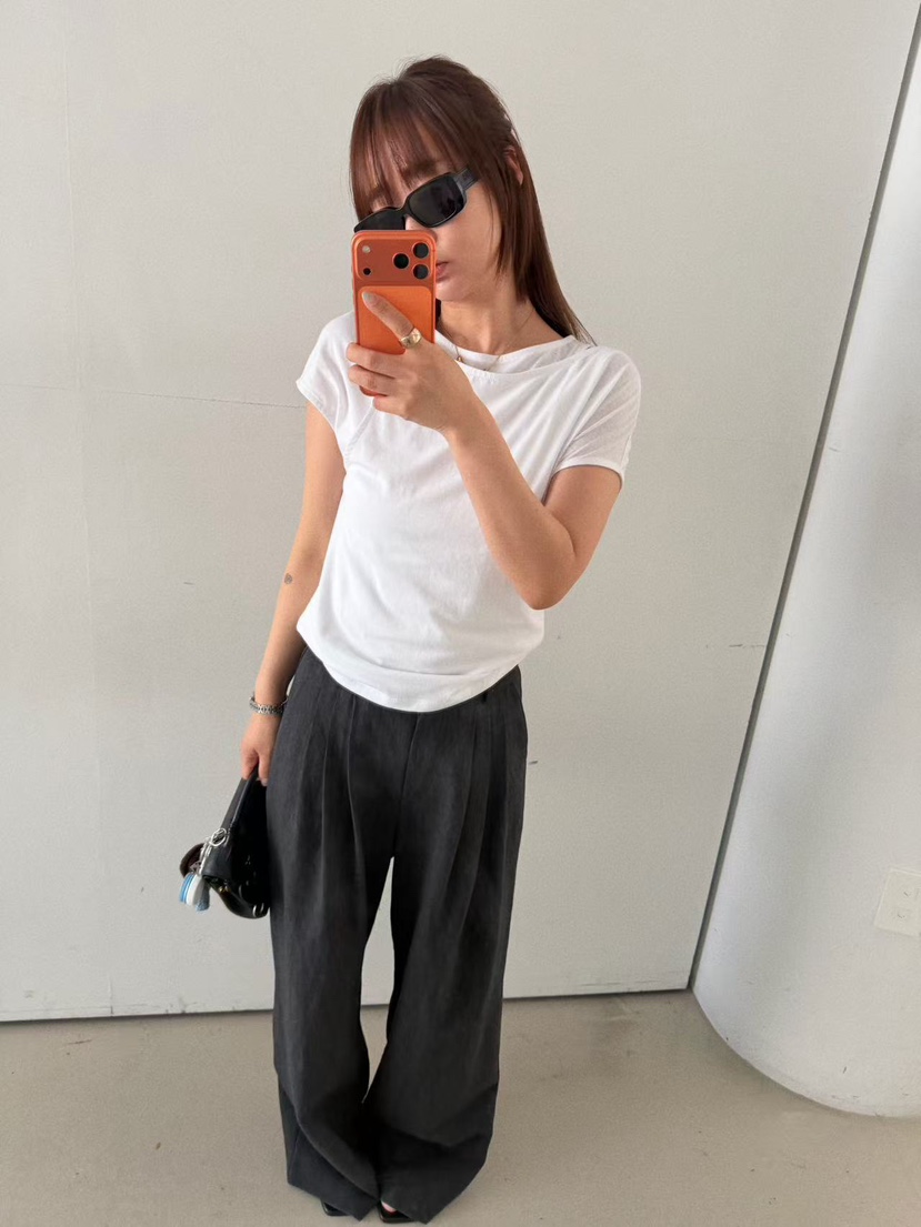 OLI SEOUL韓國直郵實拍女裝新品26春夏休閑推薦熱賣人氣T恤OLI SEOULT恤