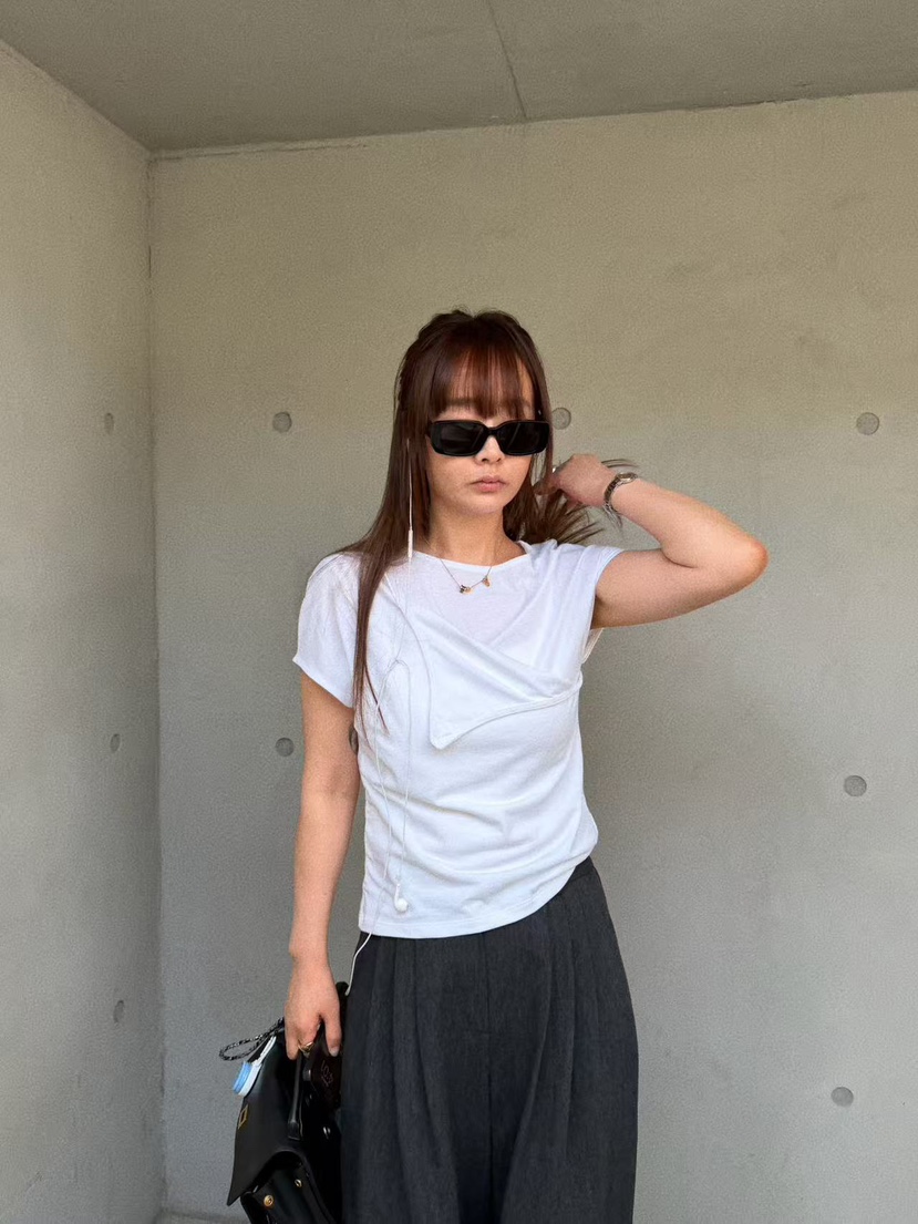 OLI SEOUL韓國直郵實拍女裝新品26春夏休閑推薦熱賣人氣T恤OLI SEOULT恤