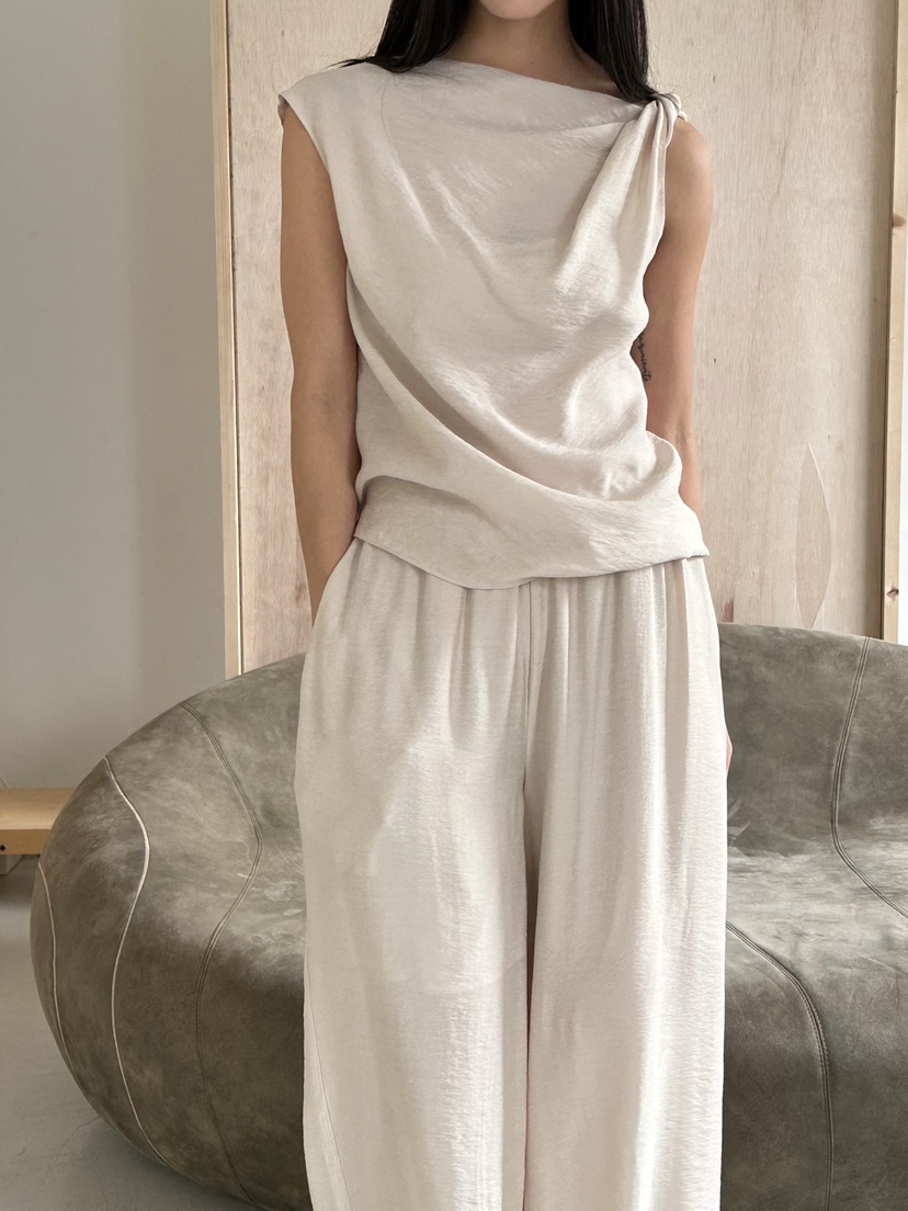 LE VASE韓國直郵實拍女裝新品休閑時尚職業26春夏休閑褲LE VASE休閑褲