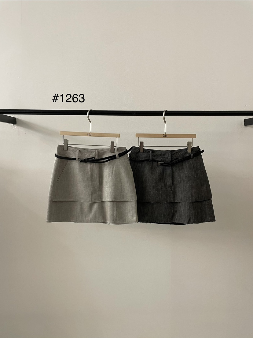 2DA/DARIMI-P韓國東大門代購女裝新款26春夏裙褲含腰帶2DA/DARIMI-P裙褲