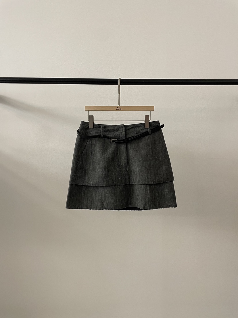 2DA/DARIMI-P韓國東大門代購女裝新款26春夏裙褲含腰帶2DA/DARIMI-P裙褲圖色2