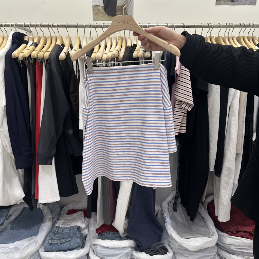 VIVEL韓國直郵女士新款職業推薦熱賣休閑時尚26春夏人氣T恤VIVELT恤圖色2