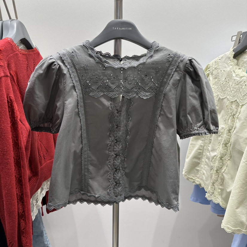 TARABY MOTION韓國直郵女裝新款職業時尚推薦襯衫蕾絲衫TARABY MOTION襯衫/蕾絲衫圖色1