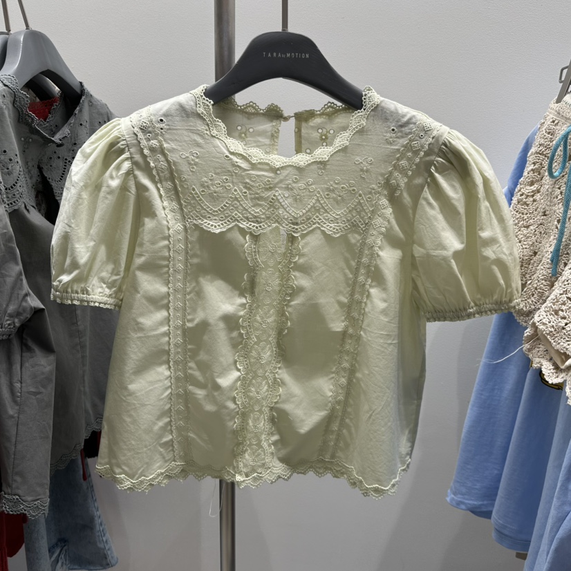 TARABY MOTION韓國直郵女裝新款職業時尚推薦襯衫蕾絲衫TARABY MOTION襯衫/蕾絲衫圖色2