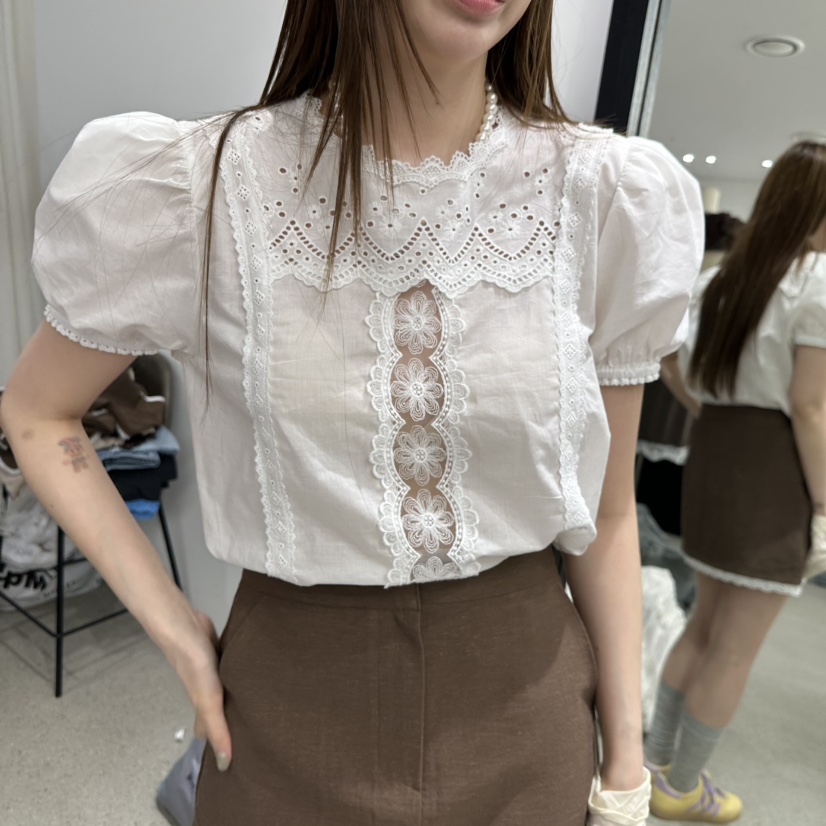 TARABY MOTION韓國直郵女裝新款職業時尚推薦襯衫蕾絲衫TARABY MOTION襯衫/蕾絲衫圖色3