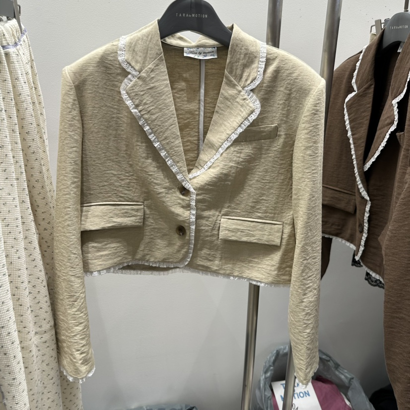 TARABY MOTION韓國東大門直郵女裝新品26春夏人氣職業夾克TARABY MOTION夾克圖色1