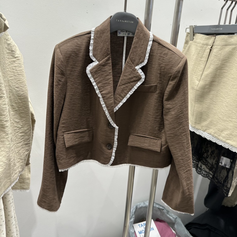 TARABY MOTION韓國東大門直郵女裝新品26春夏人氣職業夾克TARABY MOTION夾克圖色2