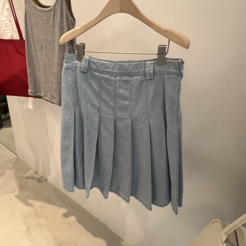 PLATE韓國東大門代購女裝新品熱賣26春夏時尚半身裙中短裙PLATE半身裙/中短裙圖色1