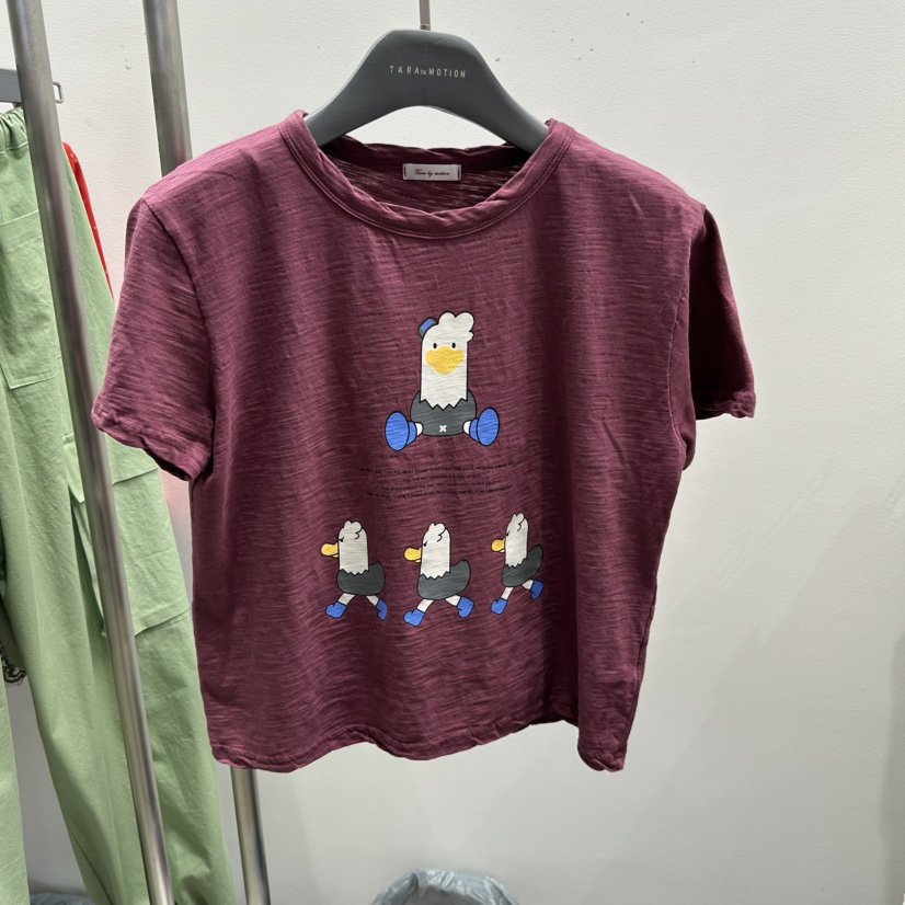 TARABY MOTION韓國東大門代購女士新品時尚職業休閑人氣T恤TARABY MOTIONT恤圖色1