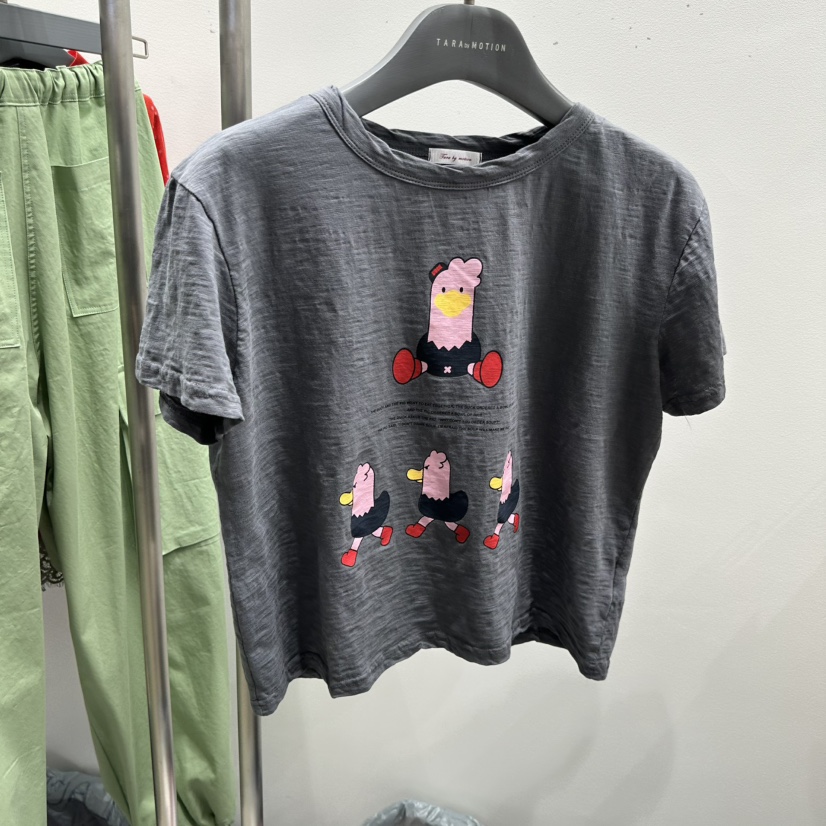 TARABY MOTION韓國東大門代購女士新品時尚職業休閑人氣T恤TARABY MOTIONT恤圖色2