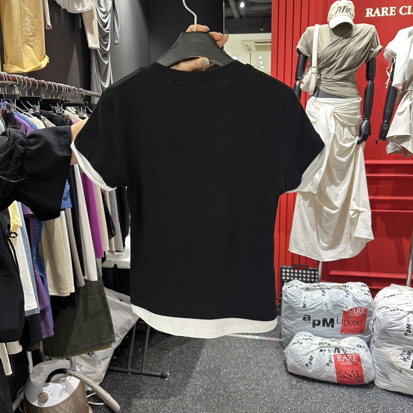 RARE CLOSET韓國代購女士新款時尚26春夏人氣熱賣職業T恤RARE CLOSETT恤