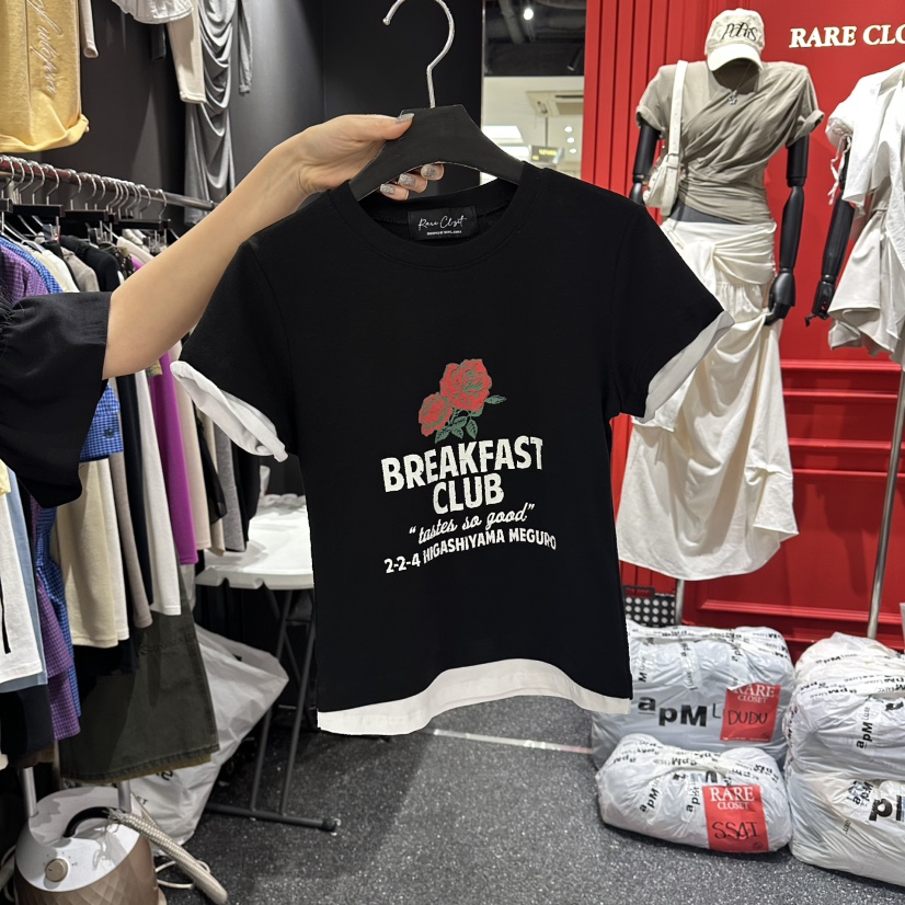 RARE CLOSET韓國代購女士新款時尚26春夏人氣熱賣職業T恤RARE CLOSETT恤圖色3