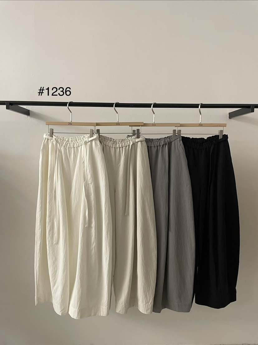 2DA/DARIMI-P韓國代購女士新款休閑26春夏休閑褲含腰繩2DA/DARIMI-P休閑褲