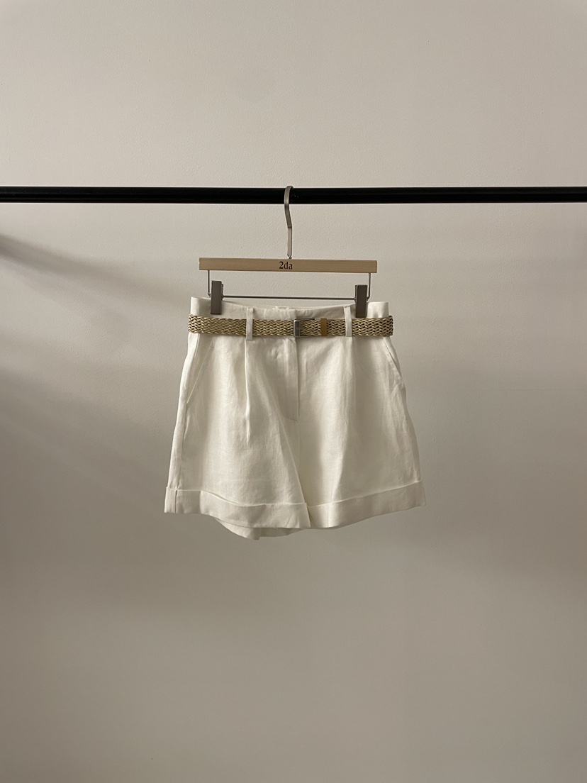 2DA/DARIMI-P韓國直郵實拍女裝新品人氣休閑短褲含腰帶2DA/DARIMI-P短褲圖色1