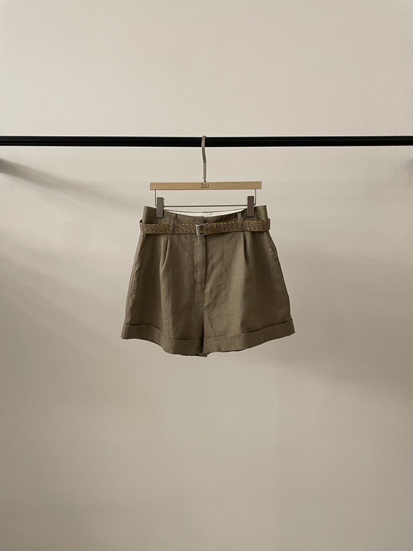 2DA/DARIMI-P韓國直郵實拍女裝新品人氣休閑短褲含腰帶2DA/DARIMI-P短褲圖色3