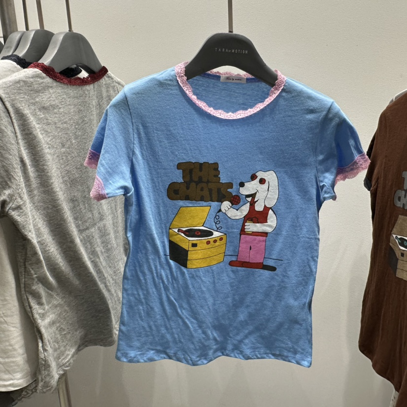 TARABY MOTION韓國東大門直郵女士新品休閑熱賣職業人氣T恤TARABY MOTIONT恤圖色3