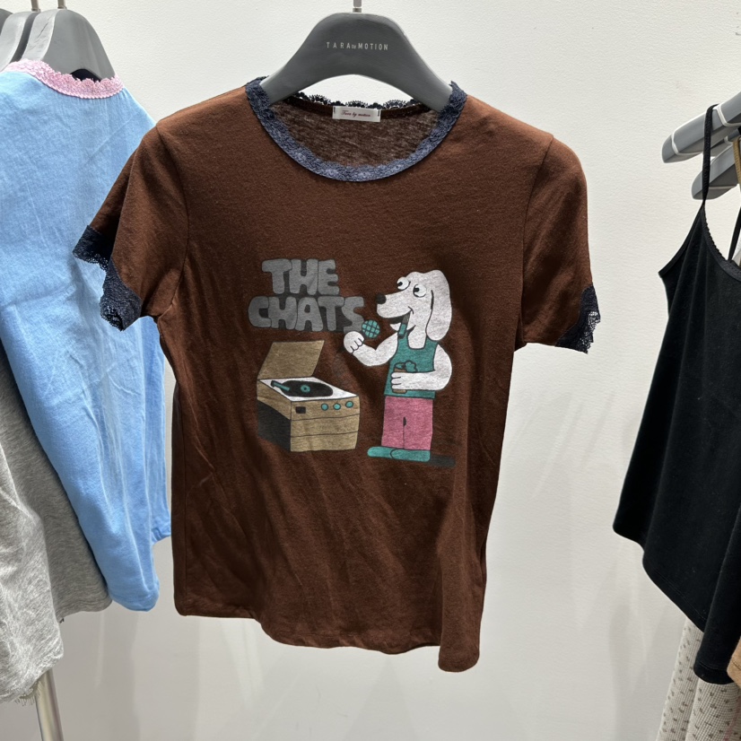 TARABY MOTION韓國東大門直郵女士新品休閑熱賣職業人氣T恤TARABY MOTIONT恤圖色4