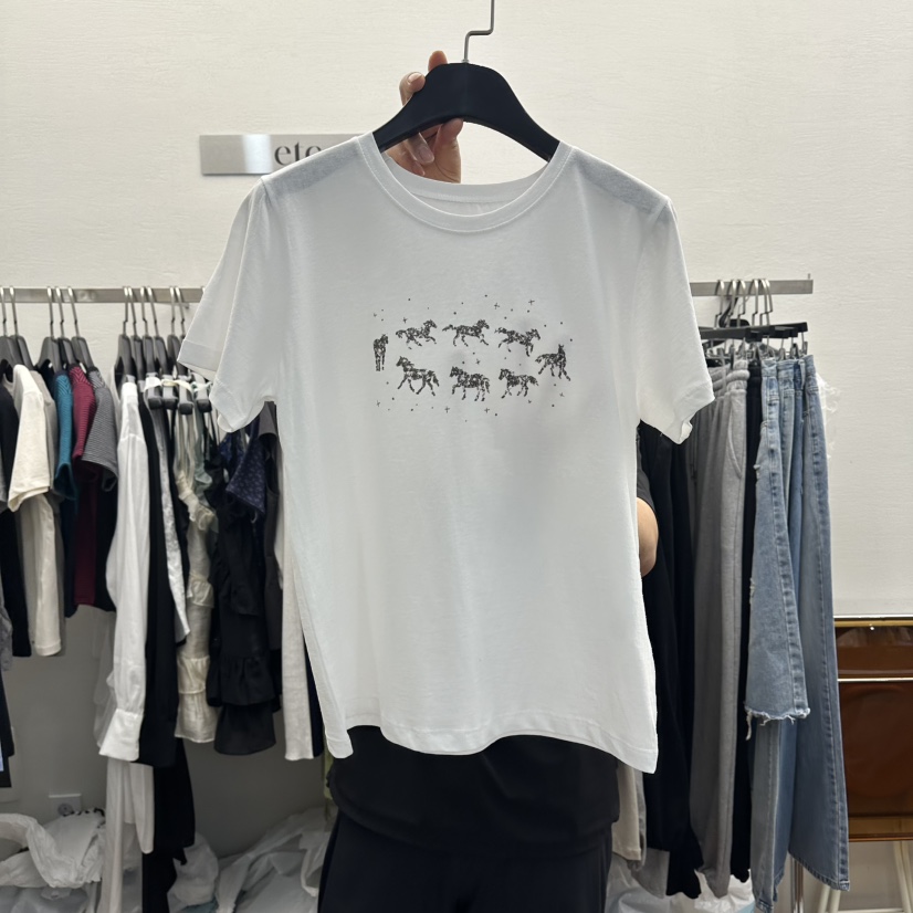 MOANA/ETC韓國代購女士新款熱賣職業時尚推薦26春夏休閑T恤MOANA/ETCT恤圖色1