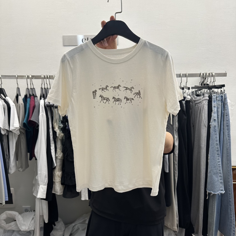 MOANA/ETC韓國代購女士新款熱賣職業時尚推薦26春夏休閑T恤MOANA/ETCT恤圖色2