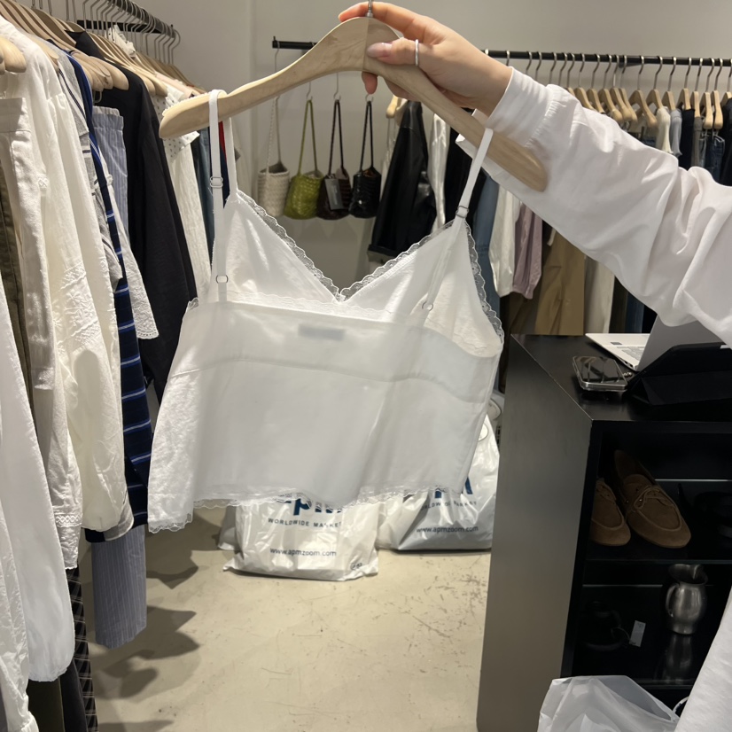 PLATE韓國直郵實拍女士新款時尚人氣推薦26春夏熱賣吊帶背心PLATE吊帶/背心