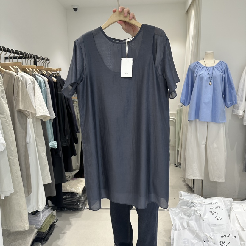 IRVINE韓國直郵實拍女士新品時尚推薦26春夏休閑襯衫蕾絲衫IRVINE襯衫/蕾絲衫圖色2