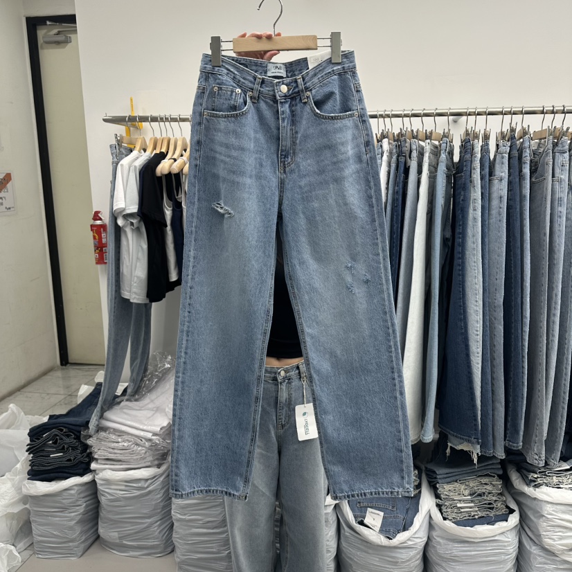 PAI韓國直郵女士新品休閑職業推薦26春夏熱賣時尚人氣牛仔褲[PΛi]_PAi牛仔褲圖色1