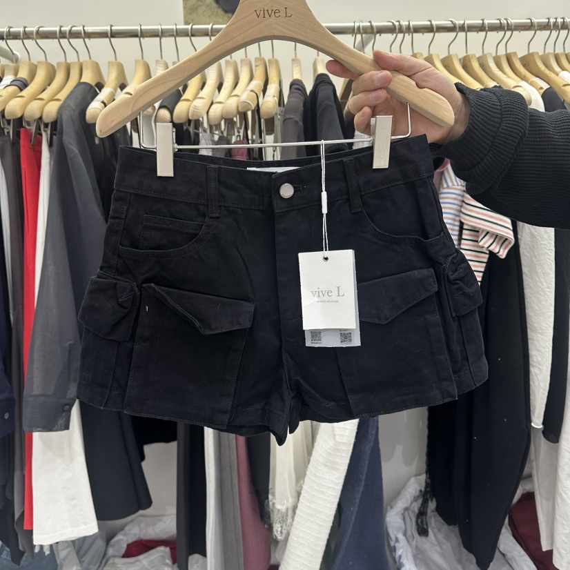 VIVEL韓國東大門直郵女士新品推薦時尚26春夏熱賣短褲工裝VIVEL短褲圖色2