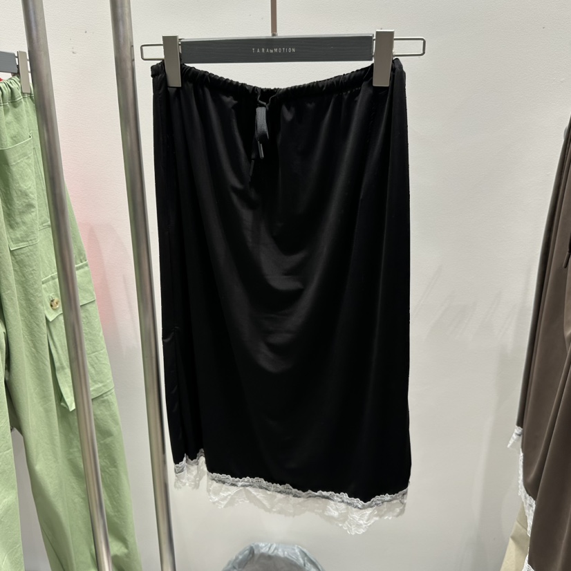 TARABY MOTION韓國東大門代購女裝新款推薦休閑人氣長裙TARABY MOTION長裙圖色2黑色