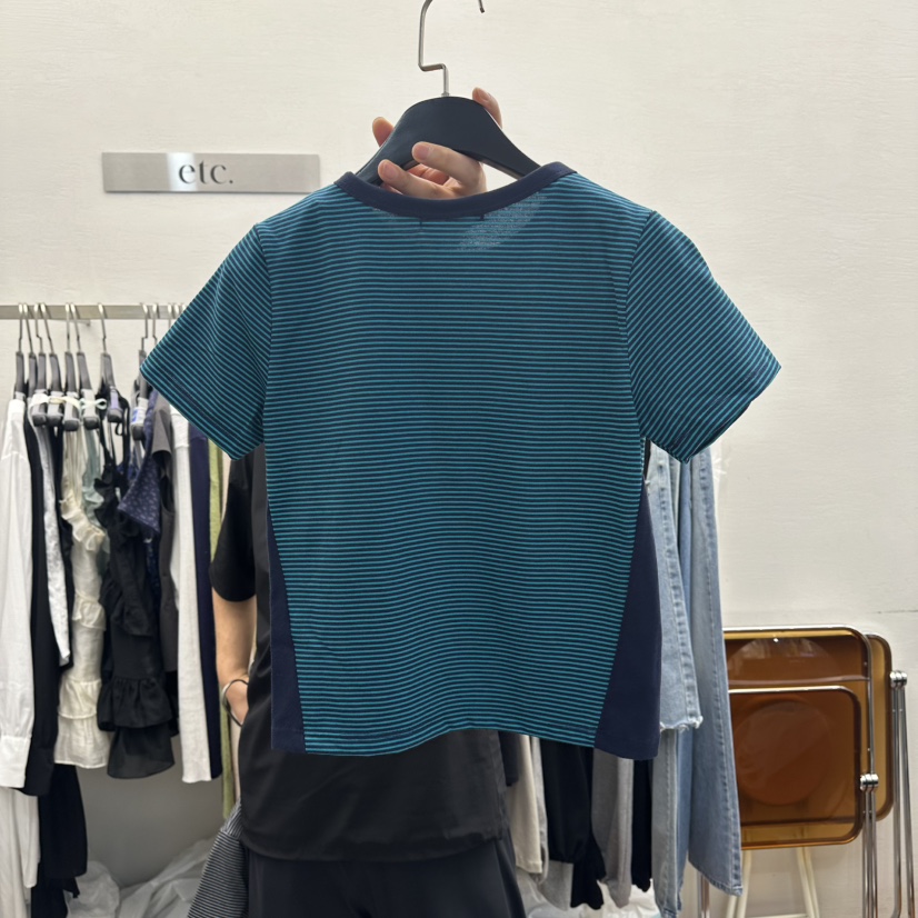 MOANA/ETC韓國代購女裝新品推薦時尚職業26春夏熱賣T恤駝色MOANA/ETCT恤