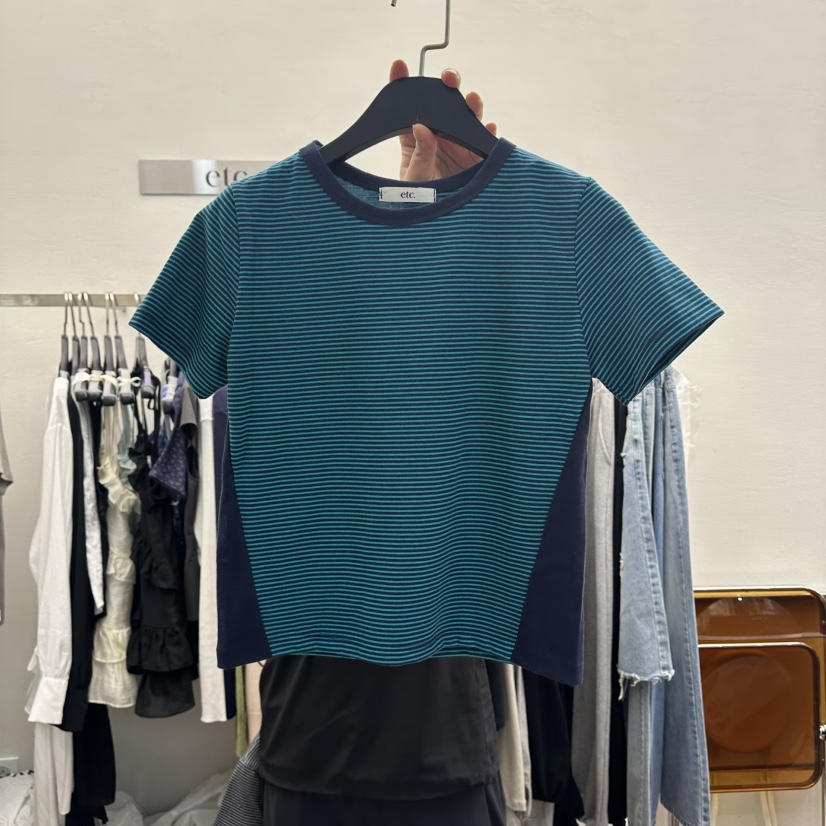 MOANA/ETC韓國代購女裝新品推薦時尚職業26春夏熱賣T恤駝色MOANA/ETCT恤圖色1