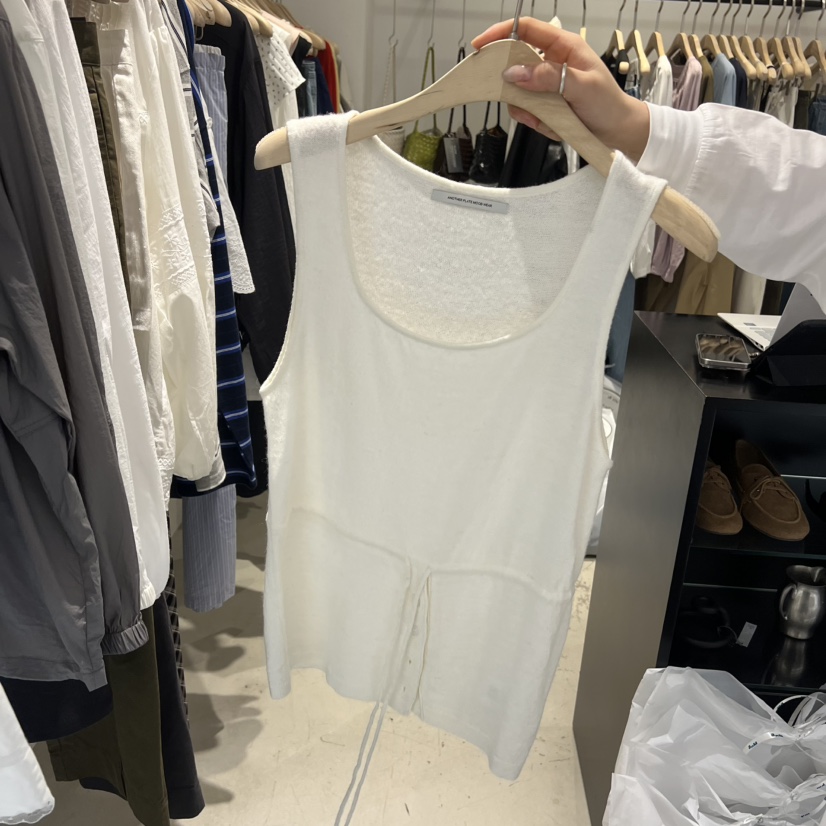 PLATE韓國東大門直郵女士新品26春夏推薦人氣休閑吊帶背心PLATE吊帶/背心圖色2