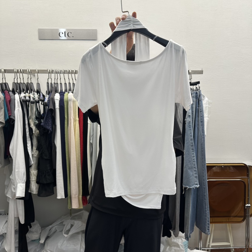 MOANA/ETC韓國代購女士新品26春夏人氣熱賣時尚職業休閑T恤MOANA/ETCT恤