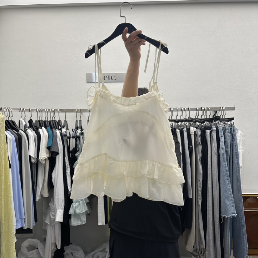 MOANA/ETC韓國直郵實拍女裝新款職業時尚推薦26春夏吊帶背心MOANA/ETC吊帶/背心