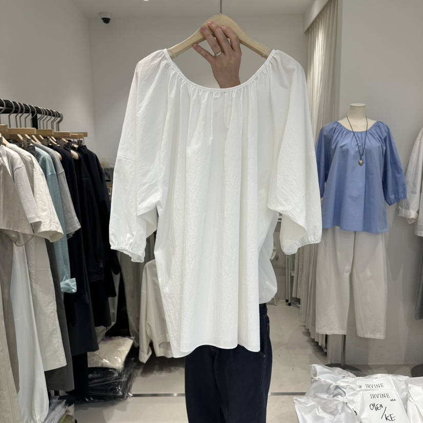 IRVINE韓國東大門代購女裝新品推薦26春夏襯衫蕾絲衫不含項鏈IRVINE襯衫/蕾絲衫